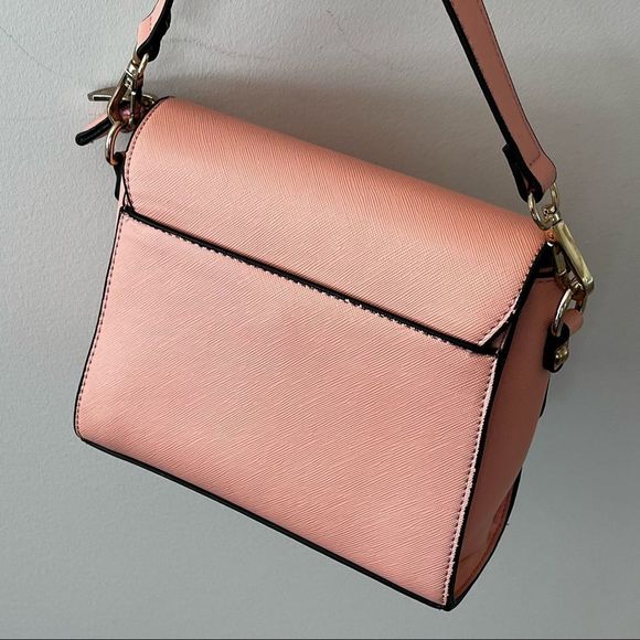 Kate Spade New York Staci Small Flap Crossbody Chalk Pink Leather purse. - Picture 4 of 7
